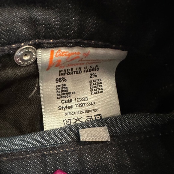 Citizens Of Humanity Deep Blue Wide Leg Jeans - Picture 5 of 7